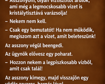 A pimasz víztisztító-ügynök