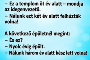 Az idegenvezető egy turistacsoportot visz körbe Budapesten.