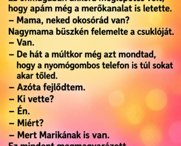 😂 A családi ebéd közepén megszólalt a nagymama új okosórája – amit válaszolt neki, attól mindenki letette a villát