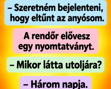 Vicc: Egy férfi bemegy a rendőrségre: