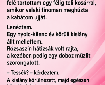Egy kislány odalépett hozzám a szupermarketben, és azt kérdezte: „Néni, eljátszaná egy percre, hogy ismer engem?” – amikor megtudtam, miért, összeszorult a torkom