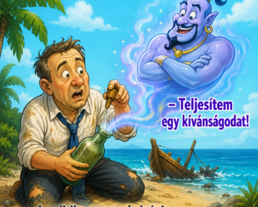Egy politikus hajótörést szenved, és egy lakatlan szigetre sodródik.