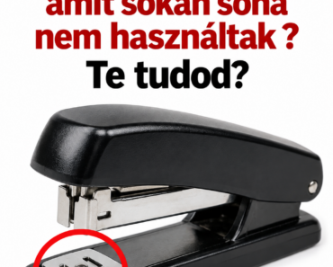 A tűzőgépen van egy apró rész, amit sokan soha nem használtak – te tudod, mire való?